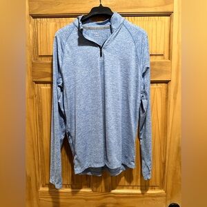 GAP Fit Heathered Blue Pullover